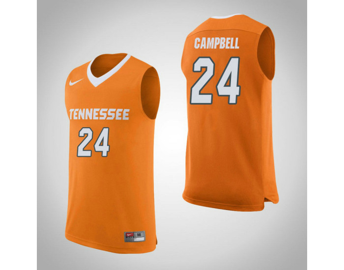 Youth Tennessee Volunteers #24 Lucas Campbell Replica College Basketball Jersey Orange