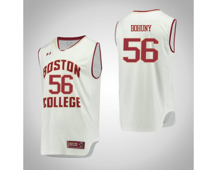 Boston College Eagles #56 Mac Bohuny Authentic College Basketball Jersey White