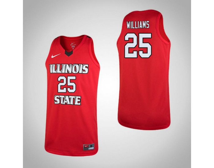 Illinois State Redbirds #25 Madison Williams Authentic College Basketball Jersey Red