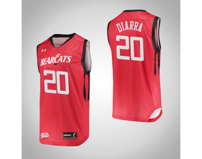 Youth Cincinnati Bearcats #20 Mamoudou Diarra Authentic College Basketball Jersey Red