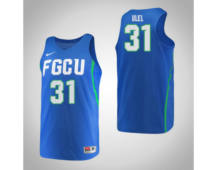 Youth Florida Gulf Coast Eagles #31 Nasrin Ulel Authentic College Basketball Jersey Blue