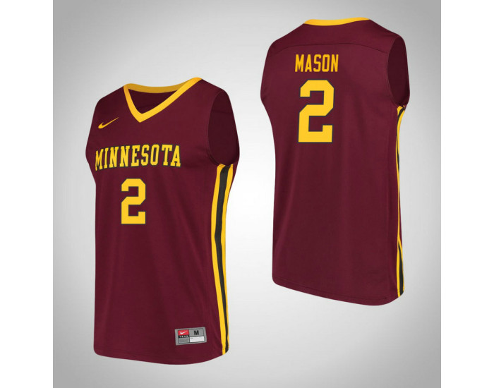 Minnesota Golden Gophers #2 Nate Mason Performance Authentic College Basketball Jersey Maroon