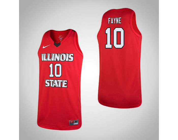 Illinois State Redbirds #10 Phil Fayne Authentic College Basketball Jersey Red