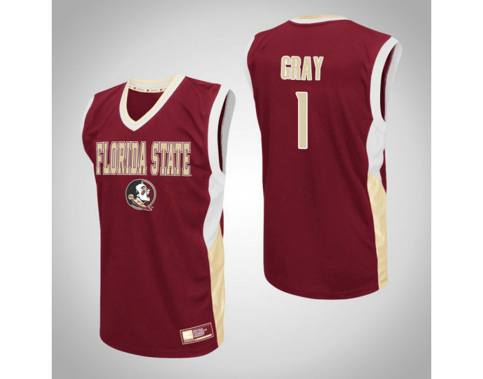 Florida State Seminoles #1 Raiquan Gray Fadeaway Authentic College Basketball Jersey Red