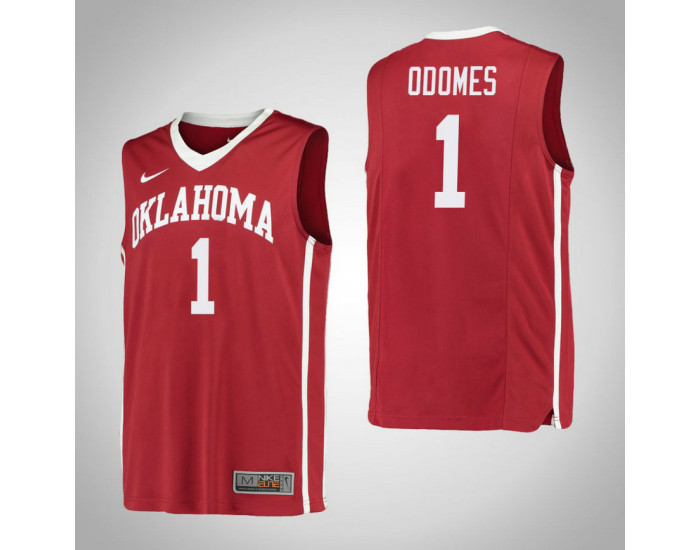 Oklahoma Sooners #1 Rashard Odomes Authentic College Basketball Jersey Red