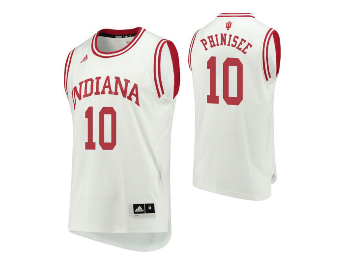 Indiana Hoosiers #10 Rob Phinisee Home Authentic College Basketball Jersey White