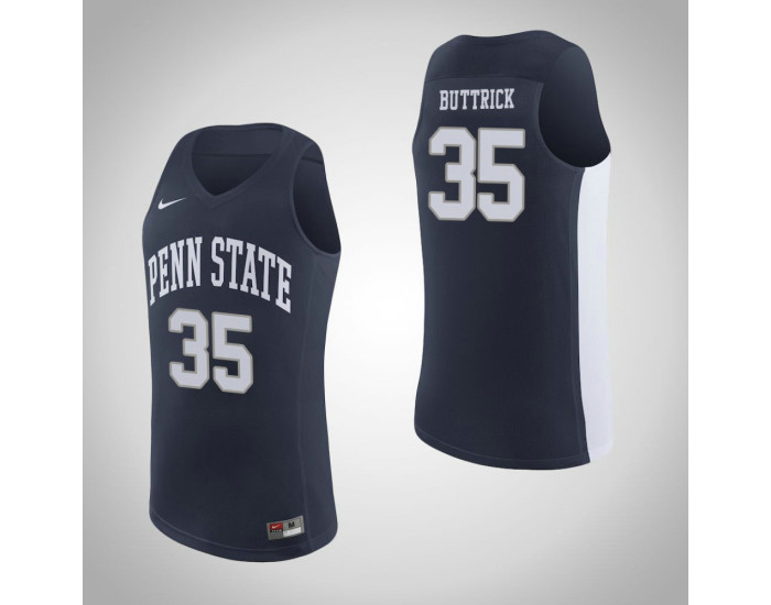 Penn State Nittany Lions #35 Trent Buttrick Authentic College Basketball Jersey Navy