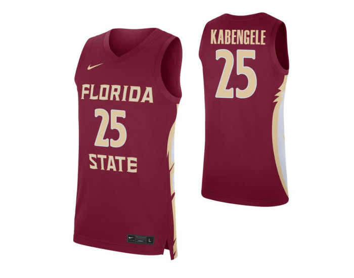 Youth Florida State Seminoles #25 Mfiondu Kabengele Garnet Authentic College Basketball Jersey