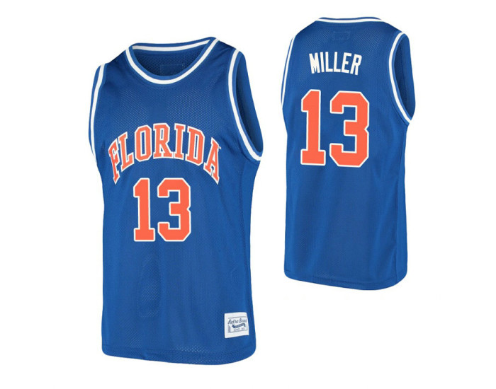 Florida Gators 13 Mike Miller Alumni Replica College Basketball Jersey Royal