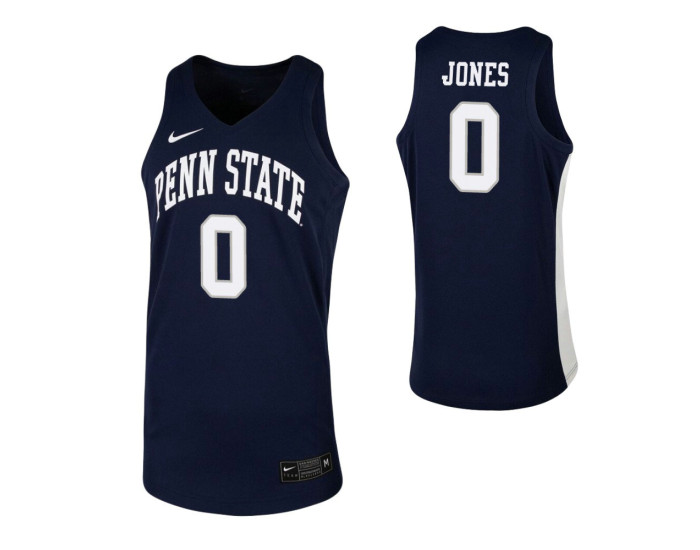 Myreon Jones Authentic College Basketball Jersey Navy Penn State Nittany Lions