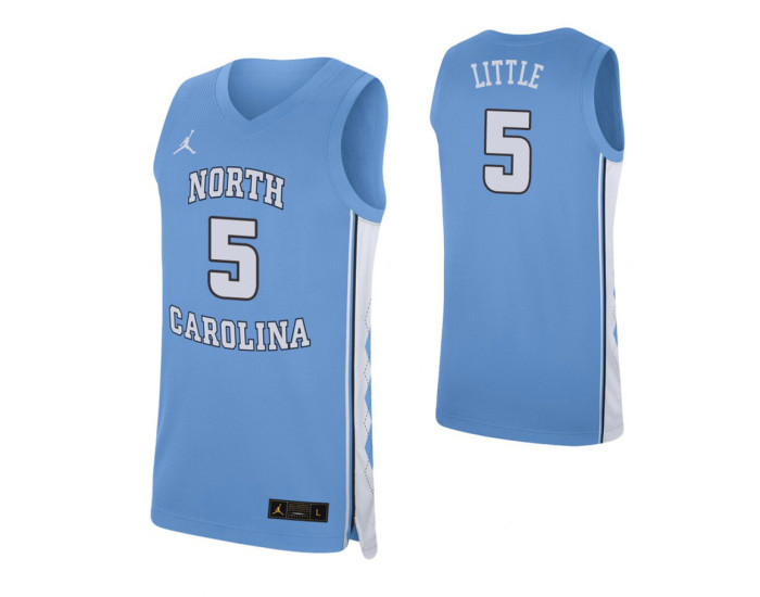 Nassir Little North Carolina Tar Heels Carolina Blue Authentic College Basketball Jersey