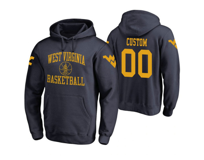 Virginia Cavaliers Custom Men's Navy College Basketball Hoodie