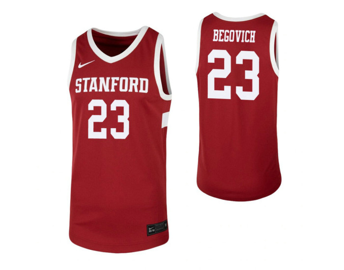 Neal Begovich Authentic College Basketball Jersey Cardinal Stanford Cardinal