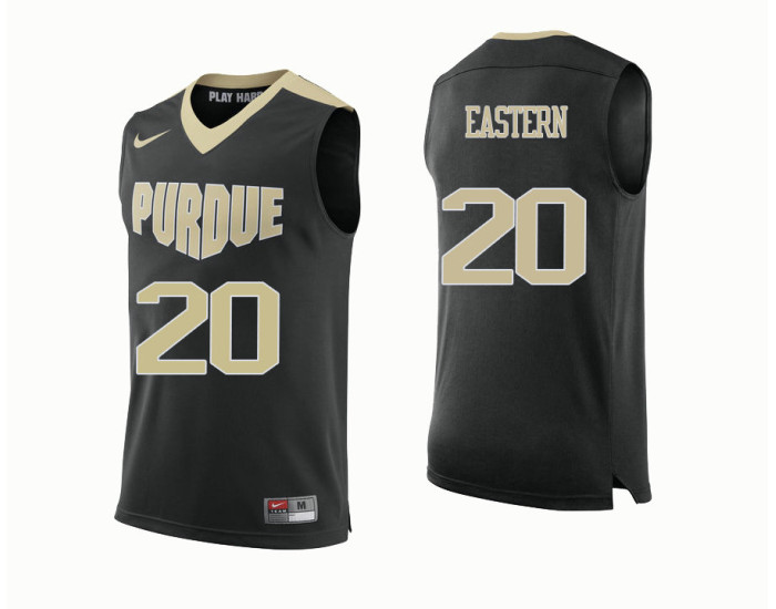 Purdue Boilermakers #20 Nojel Eastern Authentic College Basketball Jersey Black