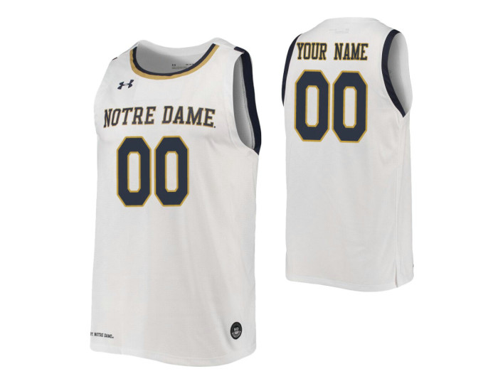 Notre Dame Fighting Irish Replica Custom Jersey White