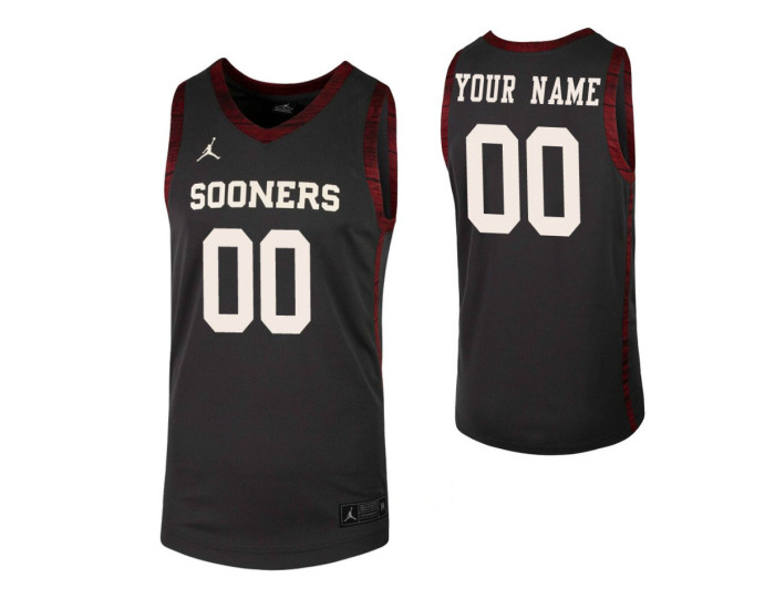 Oklahoma Sooners Replica Custom Jersey Anthracite