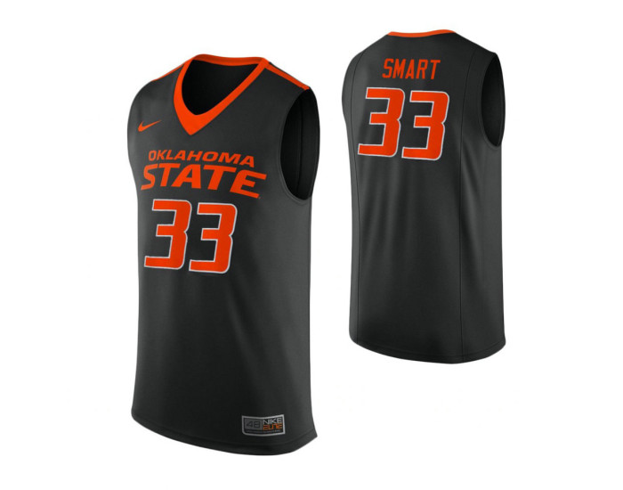 Youth Oklahoma State Cowboys #33 Marcus Smart Authentic College Basketball Jersey Black