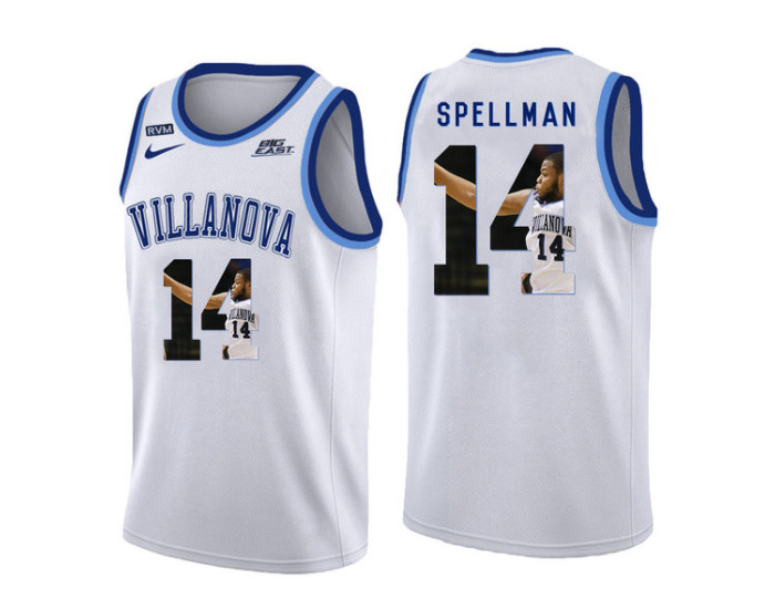 Youth Villanova Wildcats #14 Omari Spellman Authentic College Basketball Jersey White