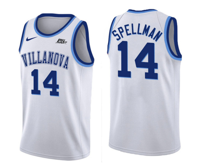 Youth Villanova Wildcats #14 Omari Spellman Authentic College Basketball Jersey White