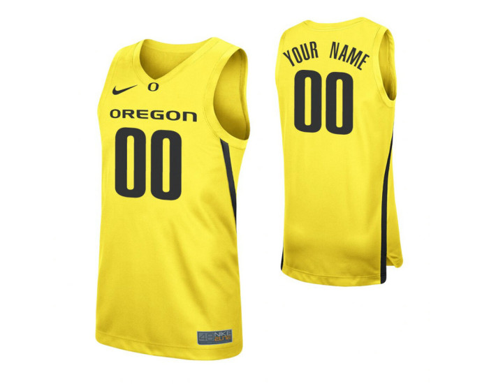 Oregon Ducks Replica Custom Jersey Yellow