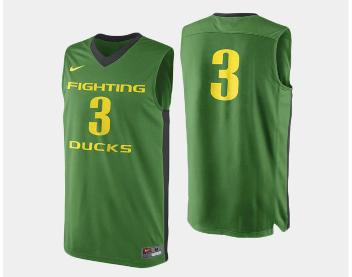 Youth Oregon Ducks #3 Joe Young Green Road Authentic College Basketball Jersey