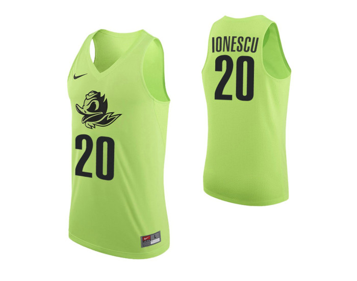 Sabrina Ionescu Oregon Ducks Apple Green Authentic College Basketball Jersey