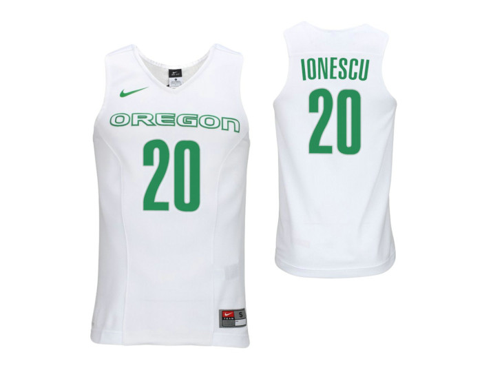 Youth Sabrina Ionescu Oregon Ducks White Elite Authentic College Basketball Jersey