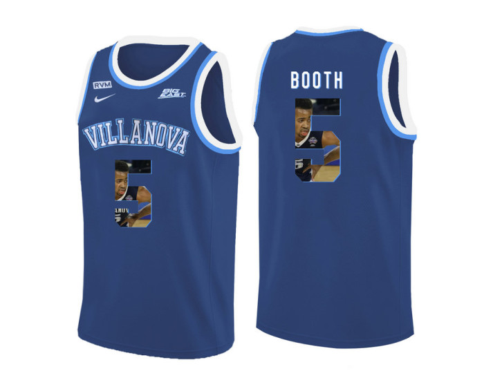 Youth Villanova Wildcats #5 Phil Booth Authentic College Basketball Jersey Blue