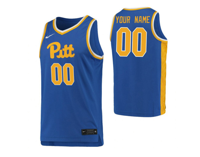 Pittsburgh Panthers Replica Custom Jersey Royal