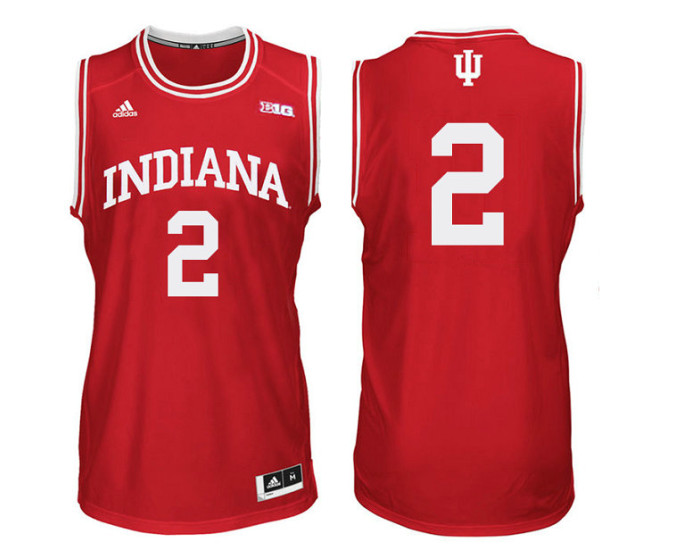Youth Indiana Hoosiers #2 Josh Newkirk Replica College Basketball Jersey Red