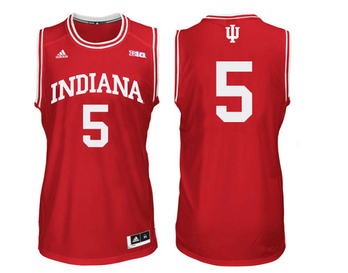 Indiana Hoosiers #5 Quentin Taylor Authentic College Basketball Jersey Red