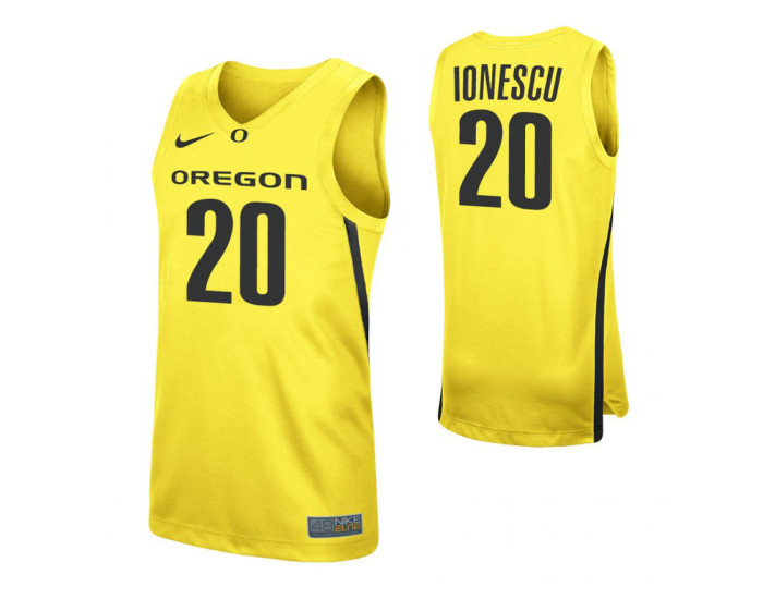 Sabrina Ionescu Oregon Ducks Yellow Authentic College Basketball Jersey