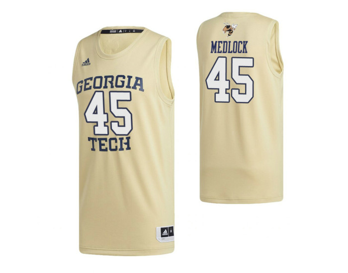 Georgia Tech Yellow Jackets 45 Shaheed Medlock Swingman Jersey Gold