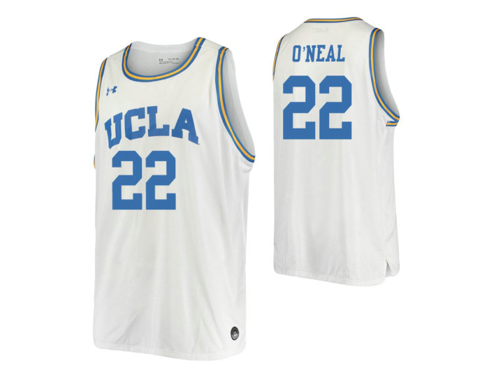 UCLA Bruins #22 Shareef O'Neal White Replica College Basketball Jersey