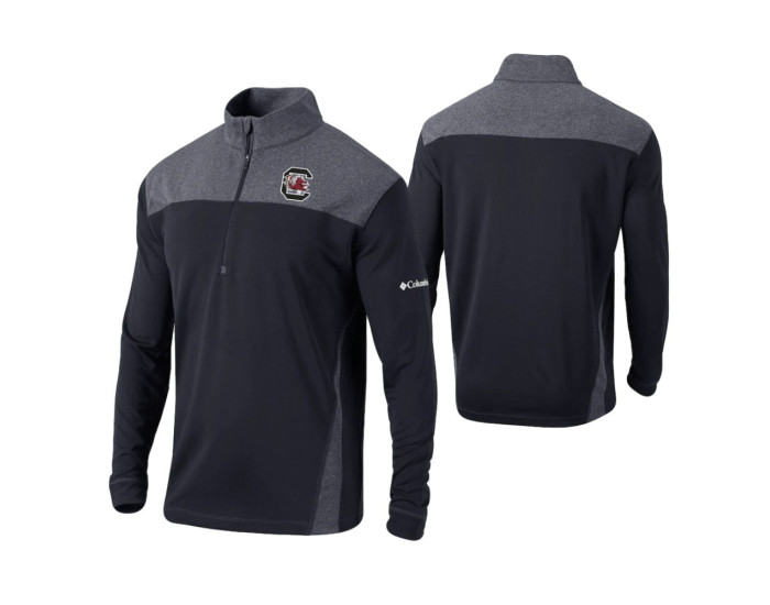 South Carolina Gamecocks Black Omni-Wick Standard Quarter-Zip Jacket