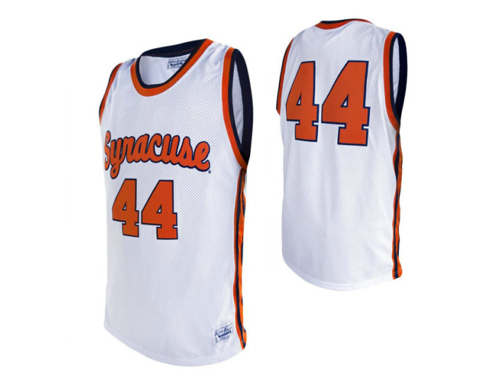Syracuse Orange #44 Alumni Basketball Authentic College Basketball Jersey White