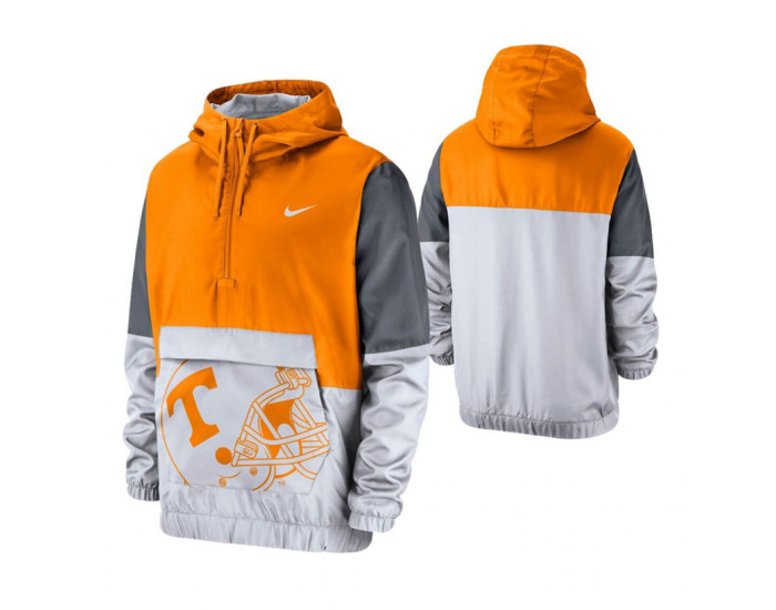 Tennessee Volunteers Tennessee Orange Colorblock Anorak Quarter-Zip Jacket
