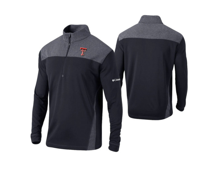 Texas Tech Red Raiders Black Omni-Wick Standard Quarter-Zip Jacket
