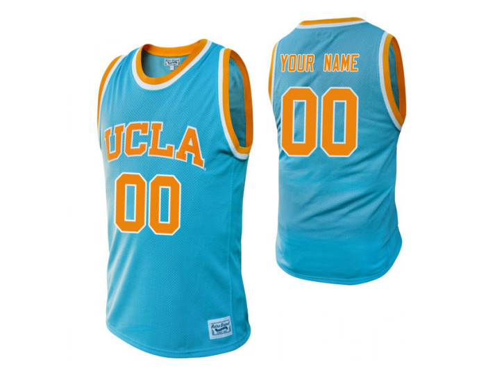 UCLA Bruins Custom College Basketball Alumni Jersey Blue