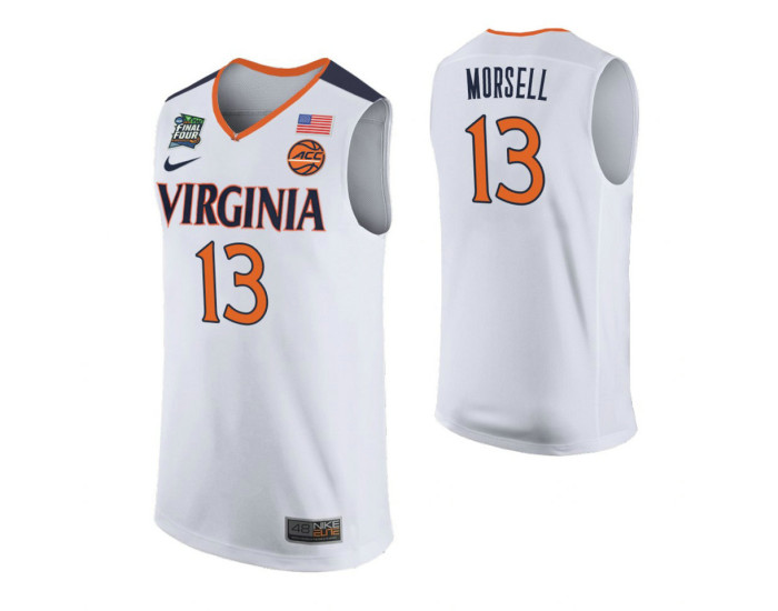 Youth Virginia Cavaliers #13 Casey Morsell White Authentic College Basketball Jersey