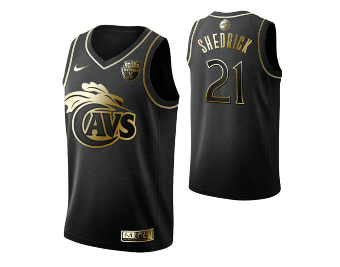 Virginia Cavaliers Kadin Shedrick Limited Golden Edition Replica College Basketball Jersey Black
