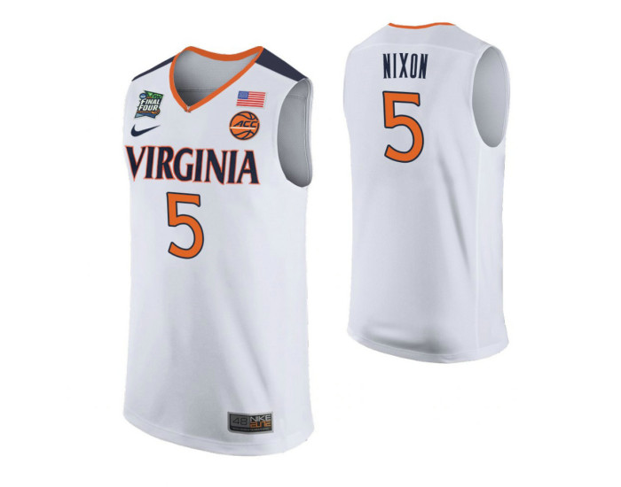 Virginia Cavaliers Jayden Nixon Authentic College Basketball Jersey White