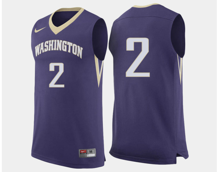 Washington Huskies #2 Isaiah Thomas Purple Road Authentic College Basketball Jersey